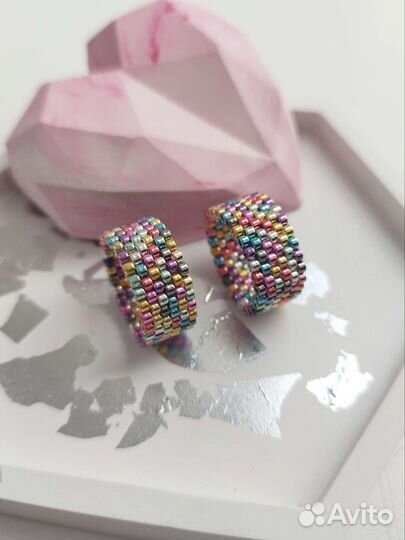 Кольцо из бисера