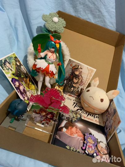 Сюрприз бокс аниме геншин K-pop игры