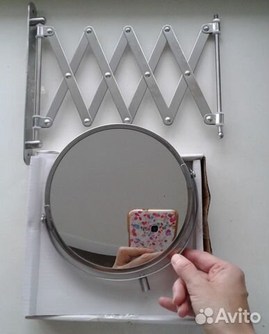 Зеркало IKEA двустороннее (увеличивает)