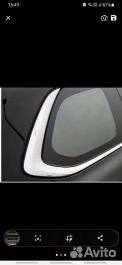 Хромированные накладки mitsubishi outlander 3 2016