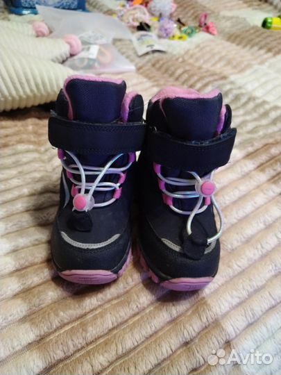 Ботинки зимние для девочки 23 размер
