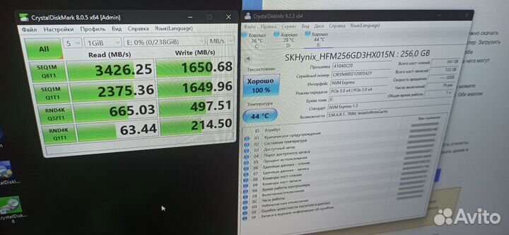 SSD накопитель 256GB Hynix HFM256GD3H M.2 2242