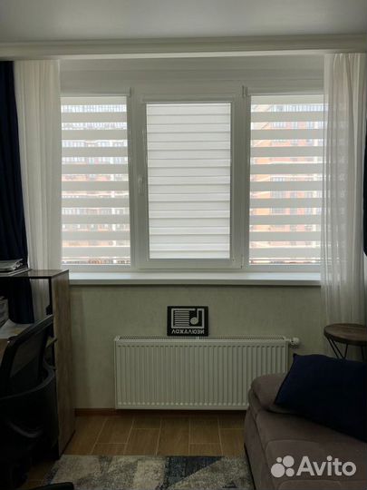 Рулонные шторы день ночь зебра T441M-Q07336