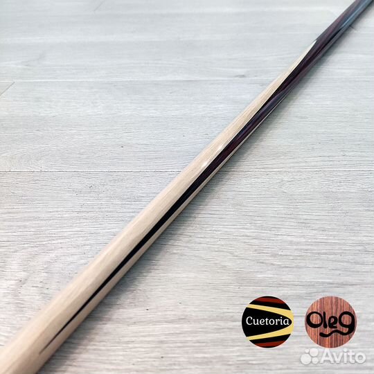 Цельный кий Олега Пономарева из палисандра