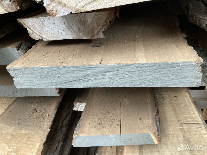 Доска необрезная дуб