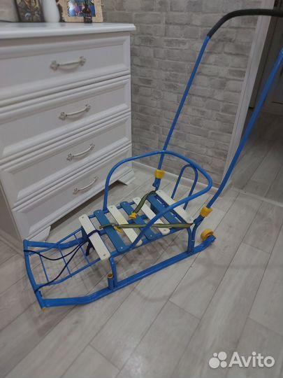 Санки на колесах