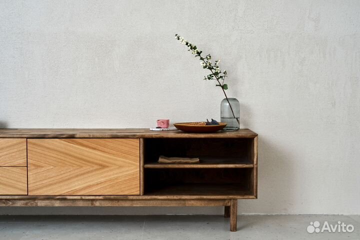 Тумба под тв Kyoto из массива дерева 180х51х40 см