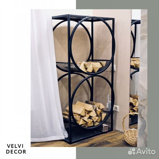 Дровницы / стеллажи для дров в стиле лофт