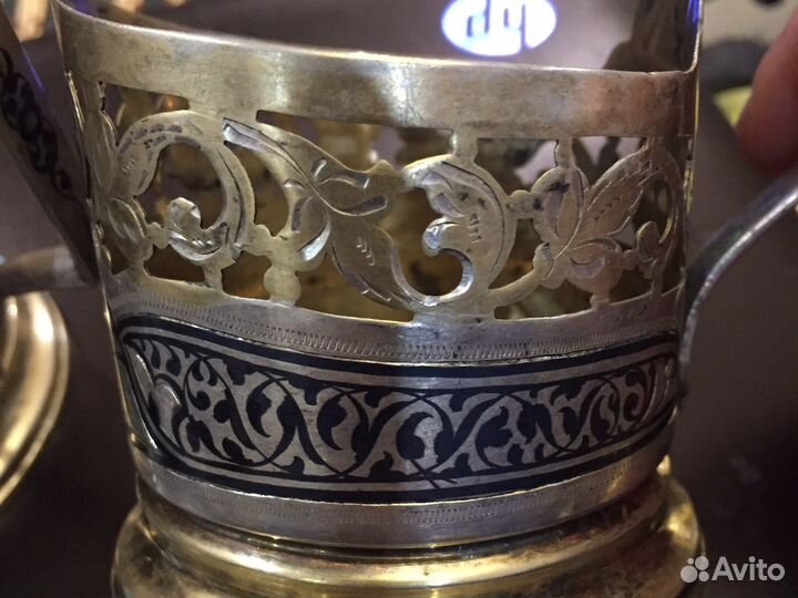 Подстаканники серебро СССР