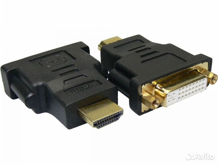 Переходник hdmi (М штекер) - DVI-D (F гнездо)