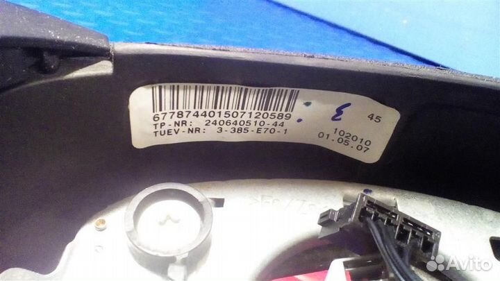 Рулевое колесо без airbag BMW X5 E70