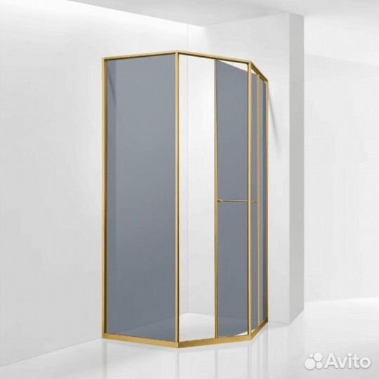 Душевой уголок RGW Stilvoll SV-82Gb L 100x100 тонированный