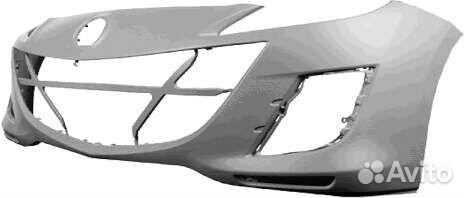 Бампер передний Mazda 3 BL 08-13
