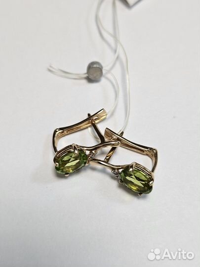 Золотые серьги