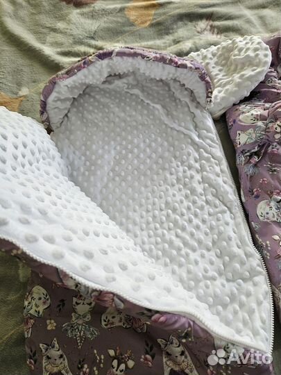 Конверт на выписку для девочки осень, зима