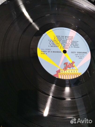 Ozzy. 1980-1981(Lp) винил. Оригинал. Японец