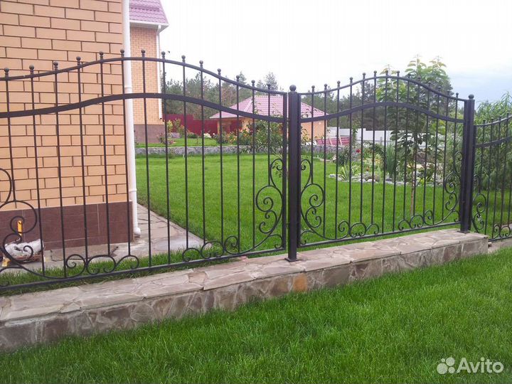 Кованый забор / Сварные заборы
