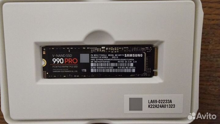 SSD m.2 NVMe 1 Tb