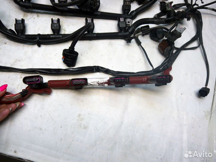 Проводка (коса) моторная для Ауди A8D3 BFM 4.2