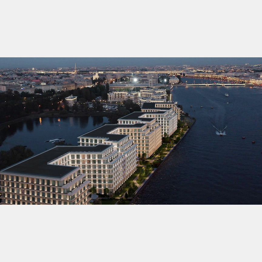 1-к. апартаменты, 43,7 м², 6/8 эт.