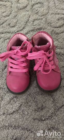 Ботинки для девочки 22 размер