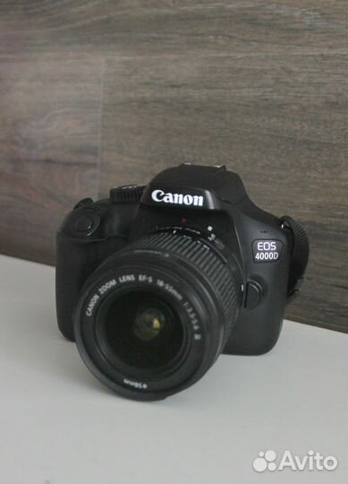 Зеркальный фотоаппарат canon 4000d