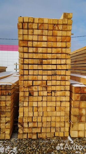 Пиломатериал брус цельный сосна все размеры