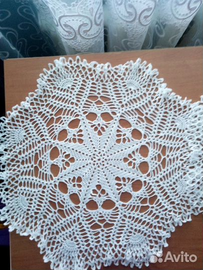 Вязаные салфетки