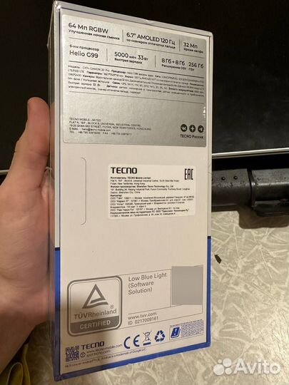 TECNO Camon 20 Pro, 8/256 ГБ