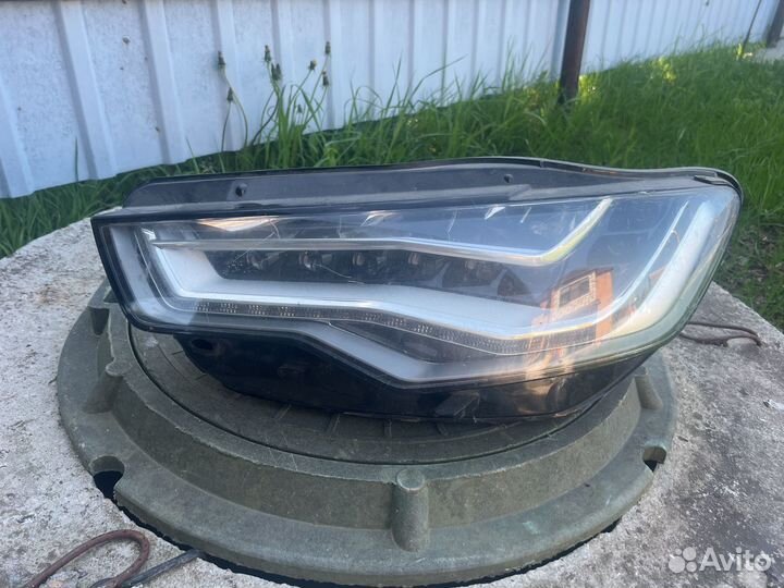 Фара передняя левая LED Audi a6 c7