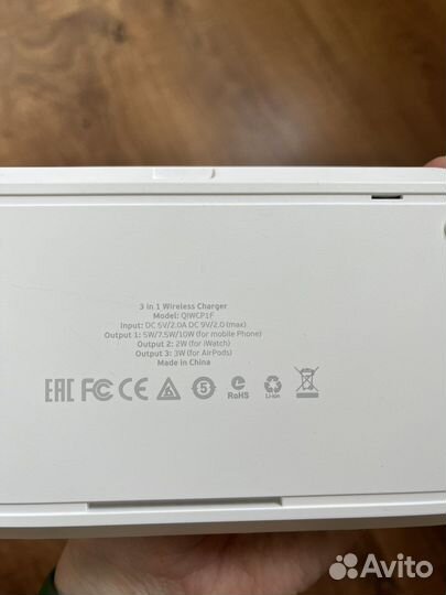 Беспроводное зарядное для iPhone Deppa 3в1