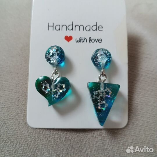 Серьги ручной работы