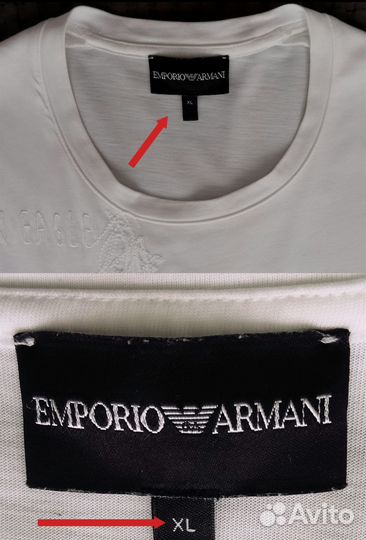 Элитная футболка Emporio Armani Оригинал из Милана