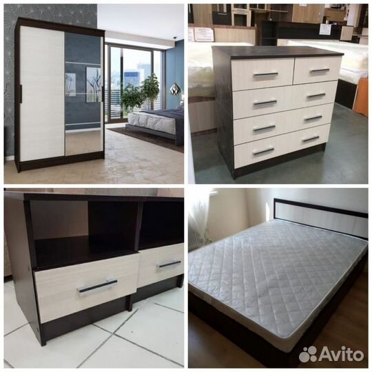 Спальня Эко Дуб Венге/Сосна Лоредо