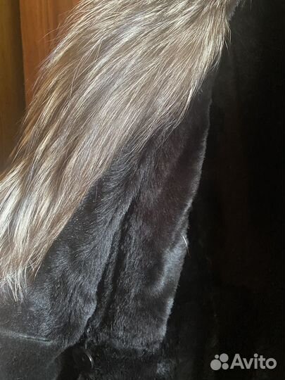 Дубленка натуральныя с чернобуркой