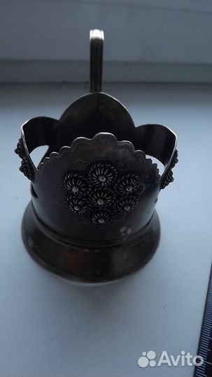 Подстаканник мельхиор СССР