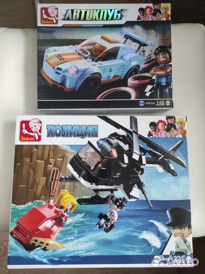 Конструкторы и мягкие игрушки новые