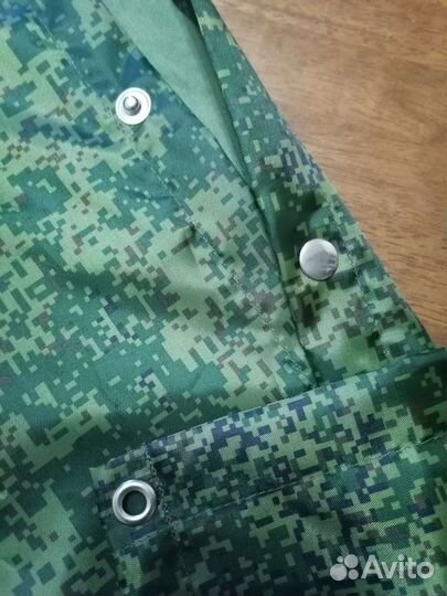 Дождевик пончо цифра камуфляж плащевка военный