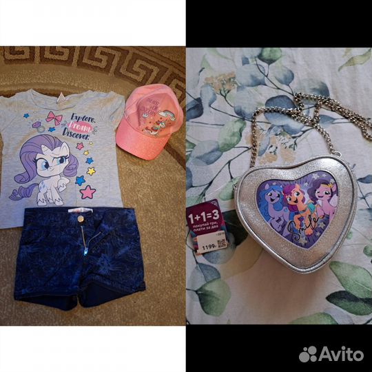 Шорты+ футболка р.116-122