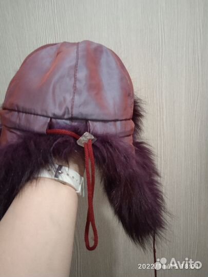 Меховая шапка детская