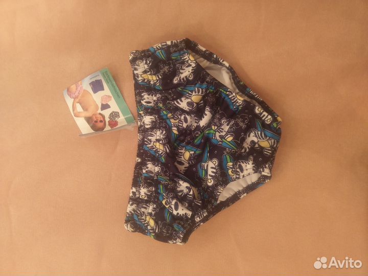 Полотенце-пончо детский на пляж, в бассейн