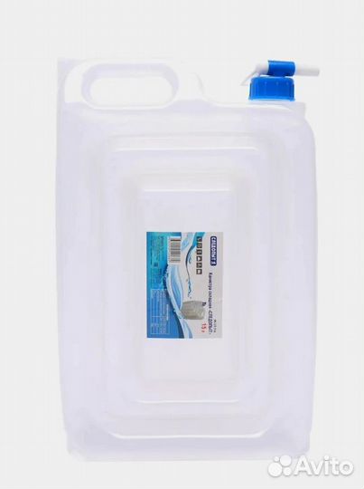 Канистра складная для воды следопыт 15л