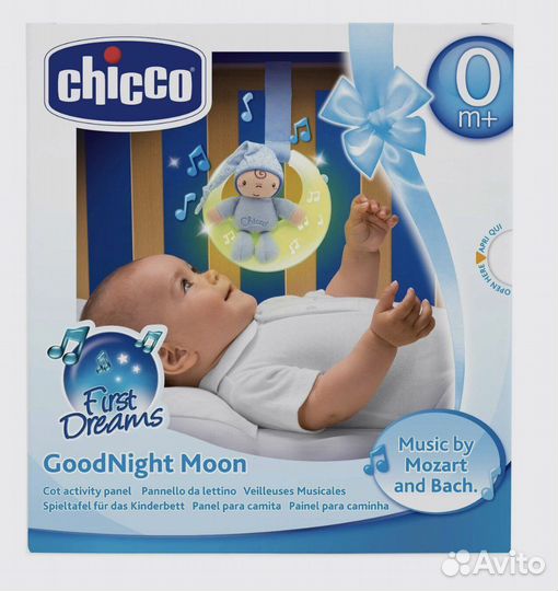 Chicco мобиль ночник на кроватку