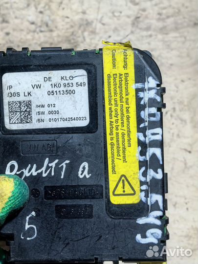Блок Подрулевых Переключателей 1K0953549 VAG Джетт