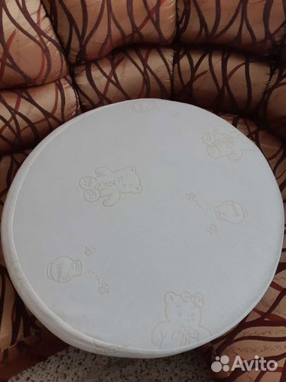 Круглый матрас и наматрасник