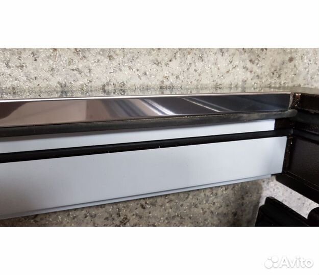 Дверь Лацио дуб золотой терморазрыв с окном