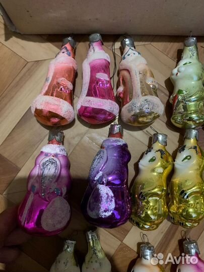 Елочные игрушки СССР