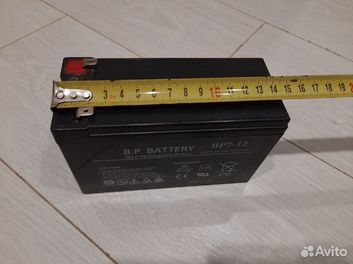 Аккумулятор battbee BT 1207 12V 7Ah AGM vrla для И