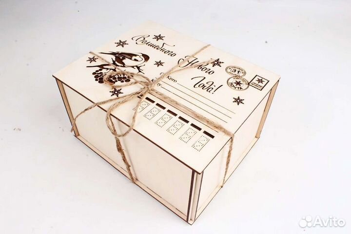 Коробка подарочная из фанеры