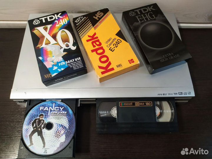 DVD VHS комбо 6 голов LG состояние